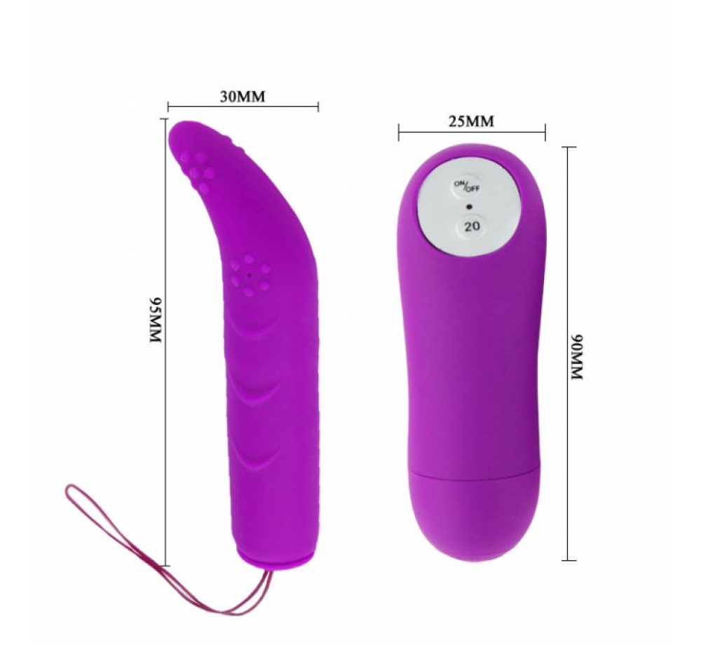 Вибростимулятор на дистанционном управлении для точки G X20, BI-014131-1 Вибростимулятор на дистанционном управлении для точки G X20, BI-014131-1