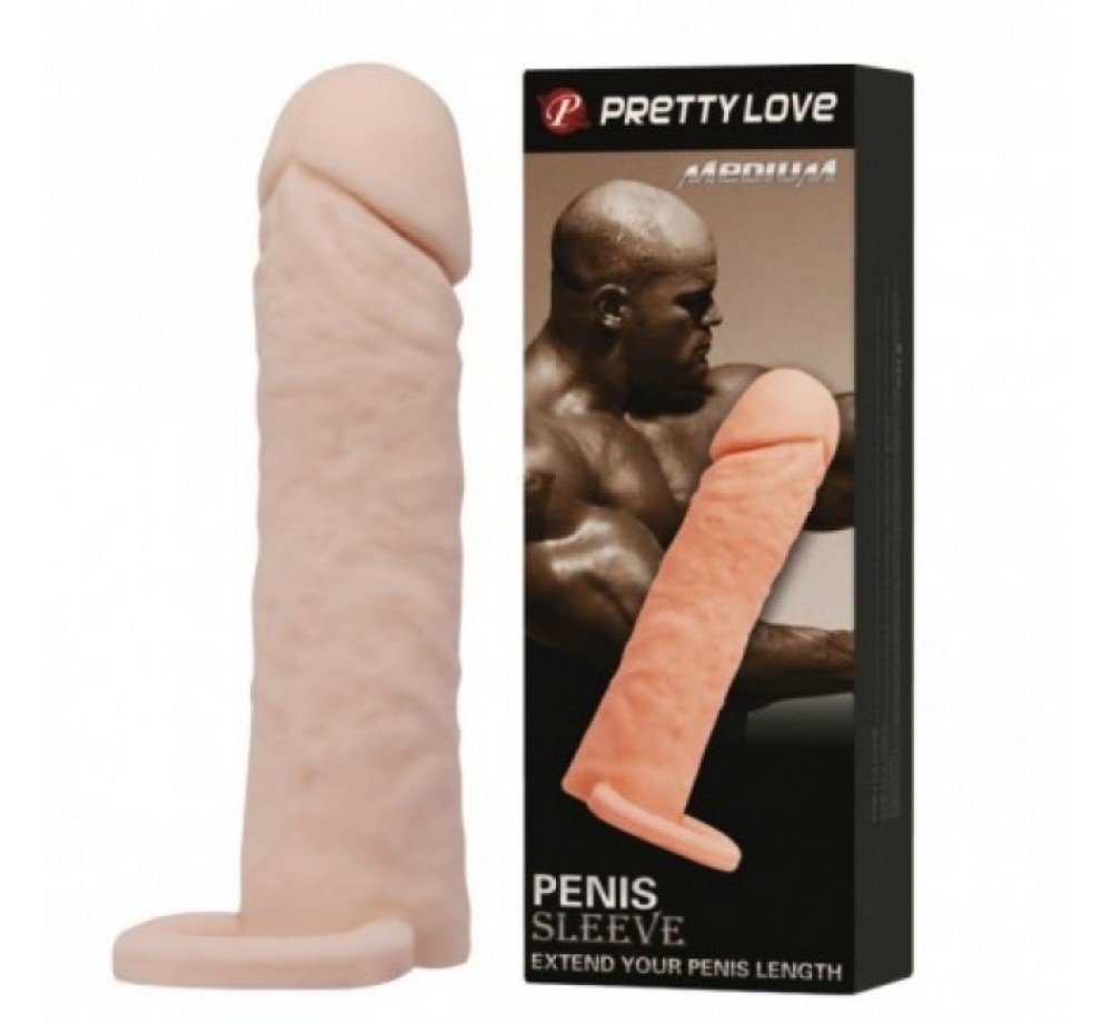 Удлиняющая насадка с петлёй для мошонки Удлиняющая насадка с петлёй для мошонки