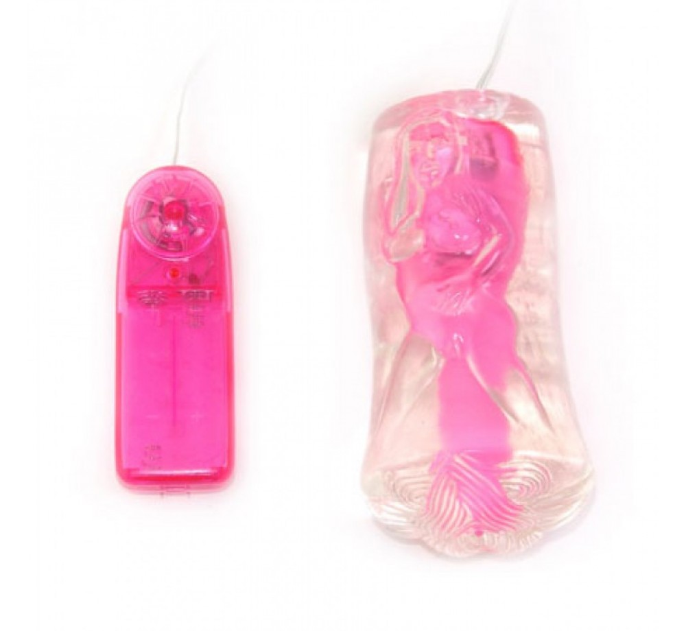 Мастурбатор силиконовый,цвет розовый, BM-009093M