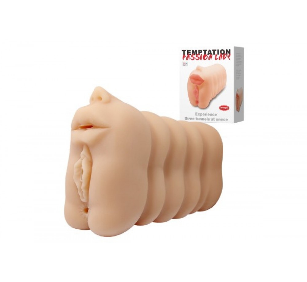 Тройной мастурбатор BM-009195-1 Passion Lady