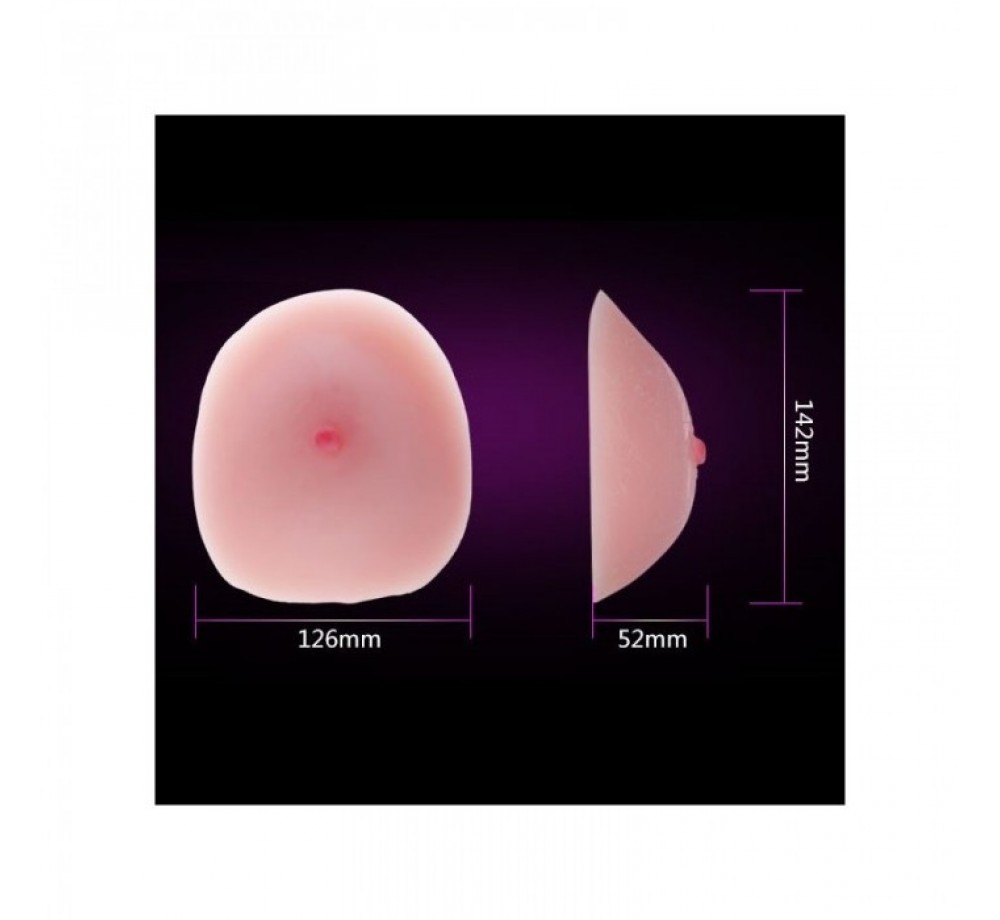 Силиконовая накладка-грудь, Baile BW-013009 Силиконовая накладка-грудь, Baile BW-013009