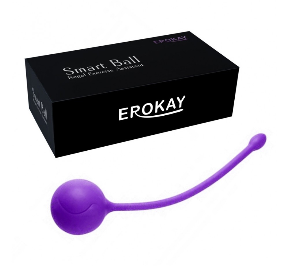 ШАРИК ВАГИНАЛЬНЫЙ металл в силиконовой оболочке, D 30 мм,цвет фиолетовый