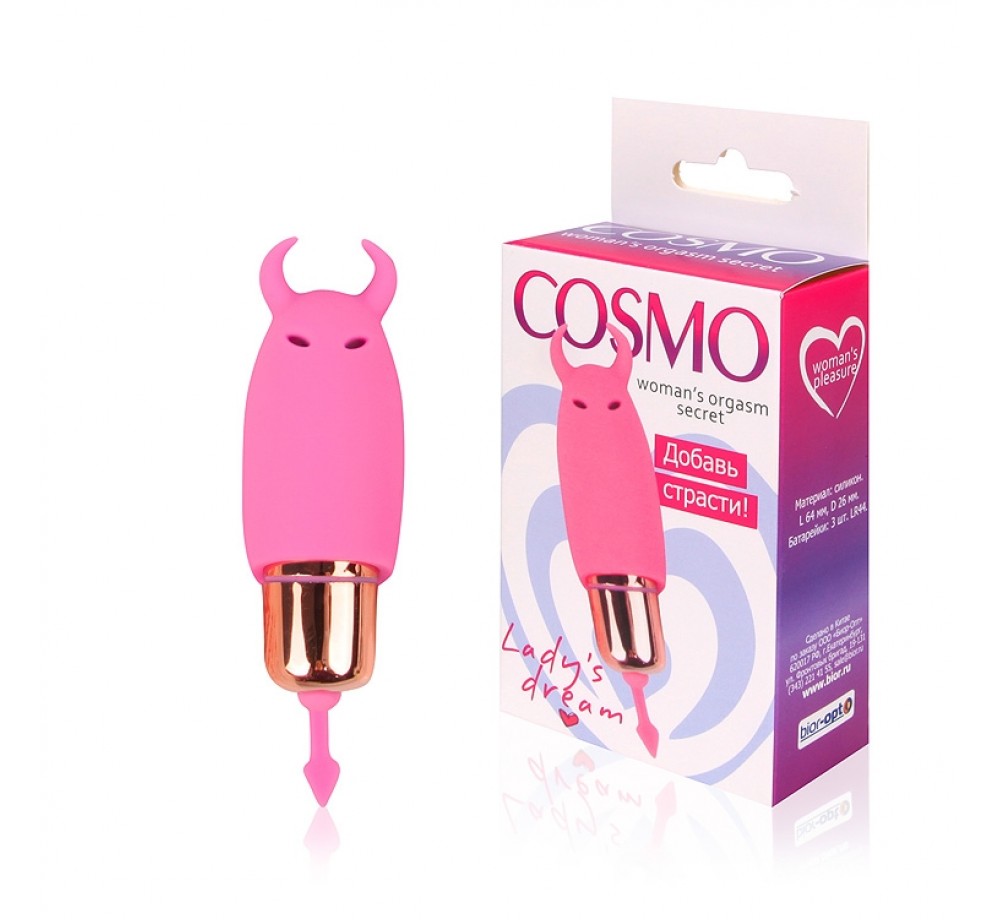 ВИБРОМАССАЖЁР МИНИ, L 64 мм D 26 мм, цвет розовый арт. CSM-23068 ВИБРОМАССАЖЁР МИНИ, L 64 мм D 26 мм, цвет розовый арт. CSM-23068