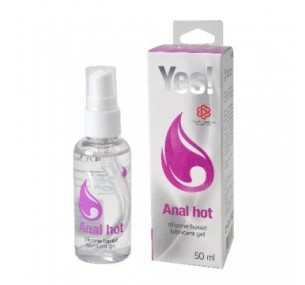 ГЕЛЬ-СМАЗКА СИЛИКОНОВЫЙ "YES ANAL HOT" с экстрактом имбиря, 50 мл, арт. 4706