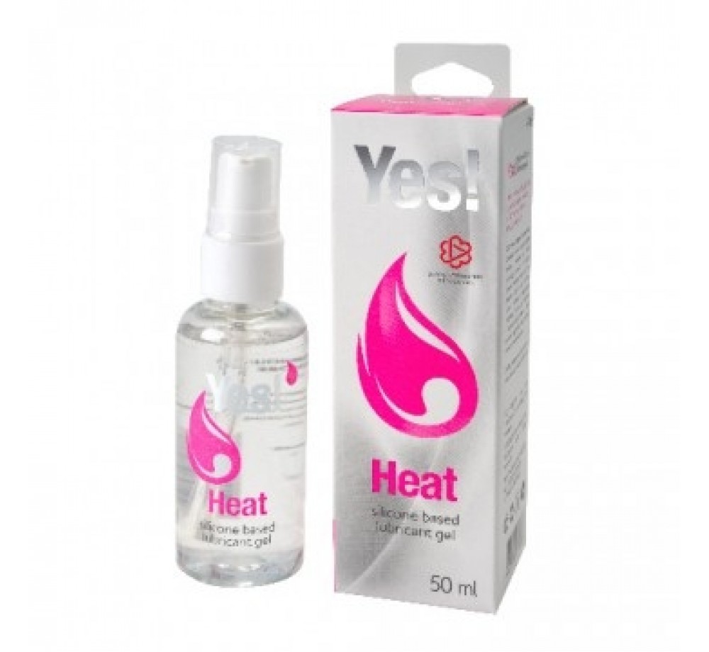 ГЕЛЬ-СМАЗКА СИЛИКОНОВЫЙ "YES HEAT" возбуждающий с экстрактом имбиря, гвоздики, мяты50 мл, арт. 4708 ГЕЛЬ-СМАЗКА СИЛИКОНОВЫЙ "YES HEAT" возбуждающий с экстрактом имбиря, гвоздики, мяты50 мл, арт. 4708