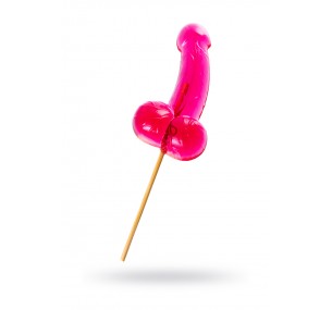 ЛЕДЕНЕЦ ШТУЧКИ-ДРЮЧКИ «ПЕНИС», СО ВКУСОМ КЛУБНИКИ 