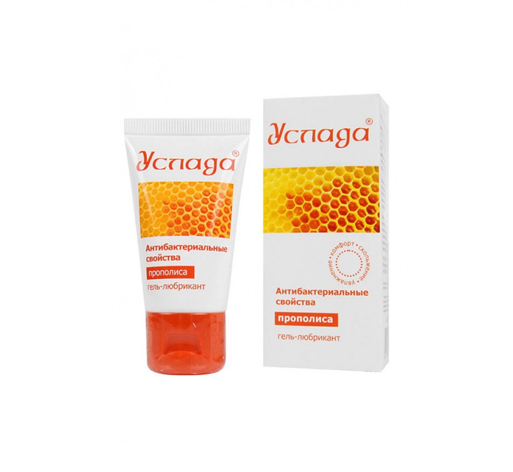 Гель-лубрикант «Услада» с прополисом, 30 г, 10002 Гель-лубрикант «Услада» с прополисом, 30 г, 10002