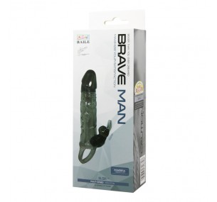 Удлинняющая насадка с вибрацией black BI-026225-1