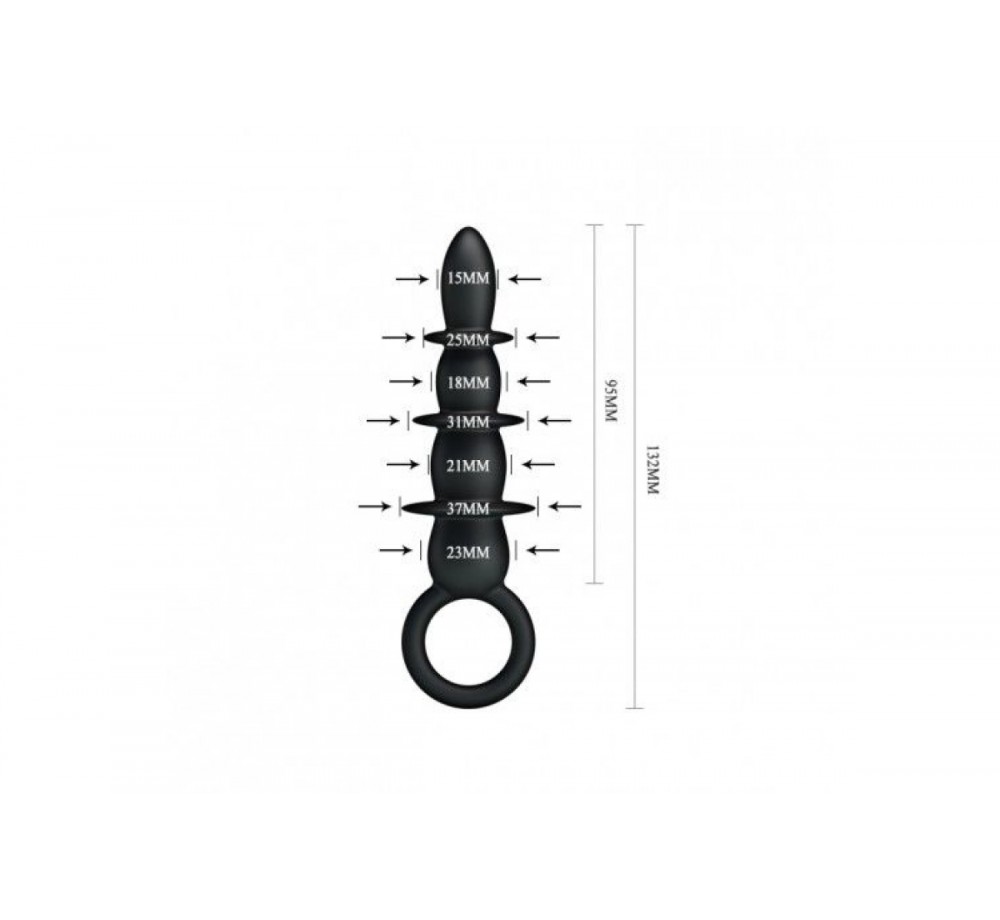 Втулка анальная с несколькими ступенями Втулка анальная с несколькими ступенями