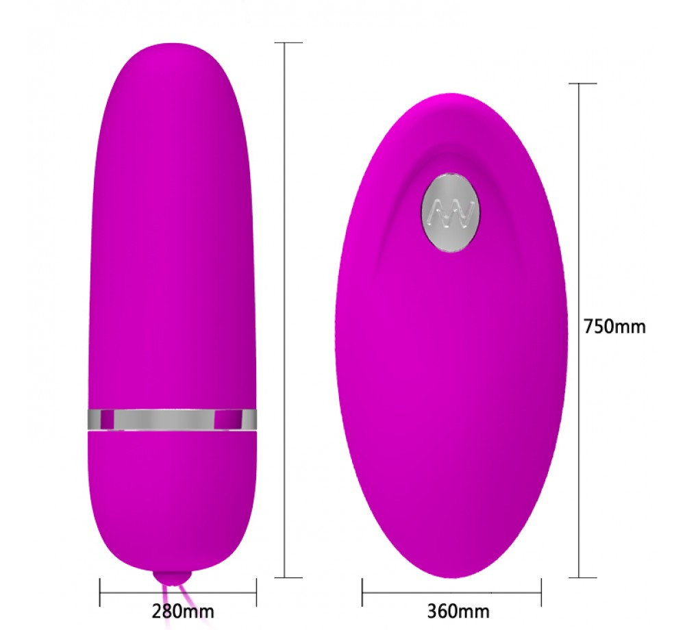 Вибропуля с беспроводным пультом Darlene Вибропуля с беспроводным пультом Darlene