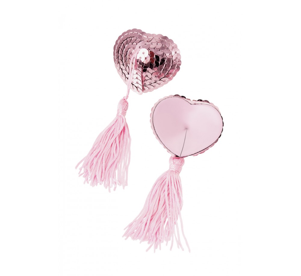 ПЭСТИС EROLANTA CORA, В ФОРМЕ СЕРДЕЦ, С КИСТОЧКАМИ, ОДНОТОННЫЕ, РОЗОВЫЕ ПЭСТИС EROLANTA CORA, В ФОРМЕ СЕРДЕЦ, С КИСТОЧКАМИ, ОДНОТОННЫЕ, РОЗОВЫЕ