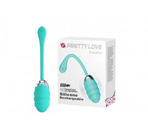 Виброяйцо перезаряжаемое Pretty Love Franklin мятное 