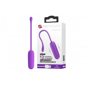 Классическое перезаряжаемое виброяйцо Pretty Love Joyce сиреневое 