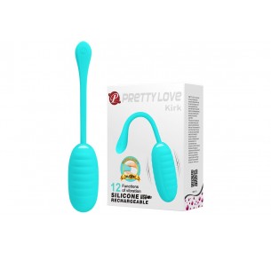 Перезаряжаемое виброяйцо Pretty Love Kirk мятное