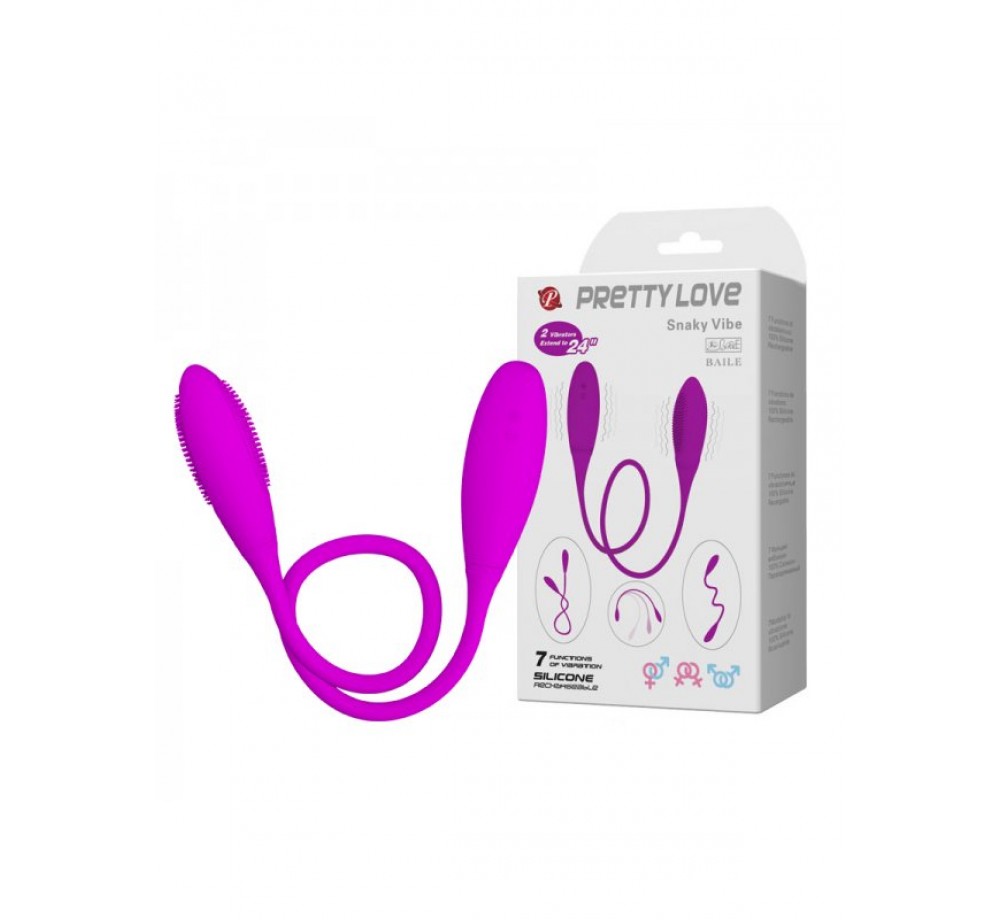 Оригинальный двойной вибростимулятор Pretty Love Snaky Оригинальный двойной вибростимулятор Pretty Love Snaky