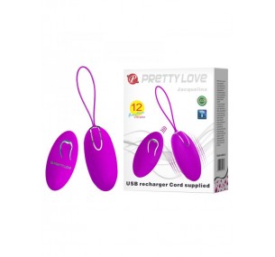 Виброяйцо Pretty Love Jacqueline на пульте ДУ Виброяйцо Pretty Love Jacqueline на пульте ДУ