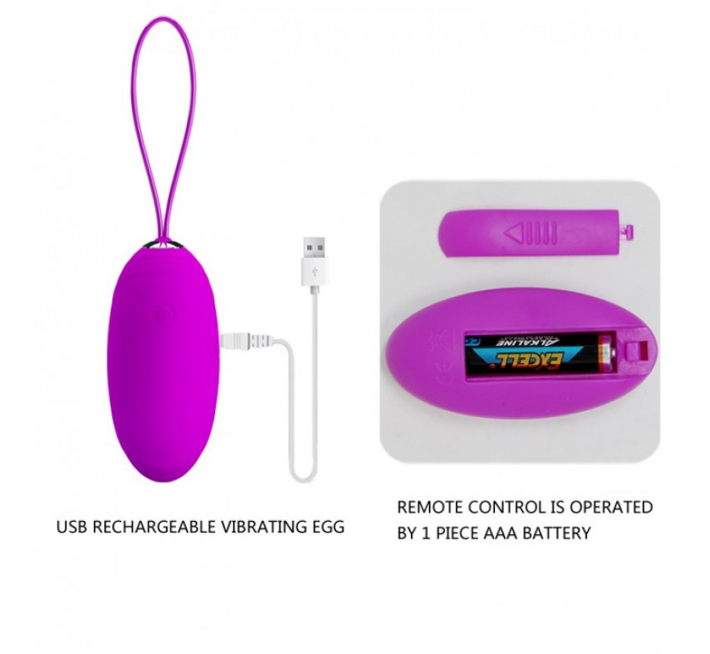 Виброяйцо Pretty Love Jacqueline на пульте ДУ Виброяйцо Pretty Love Jacqueline на пульте ДУ