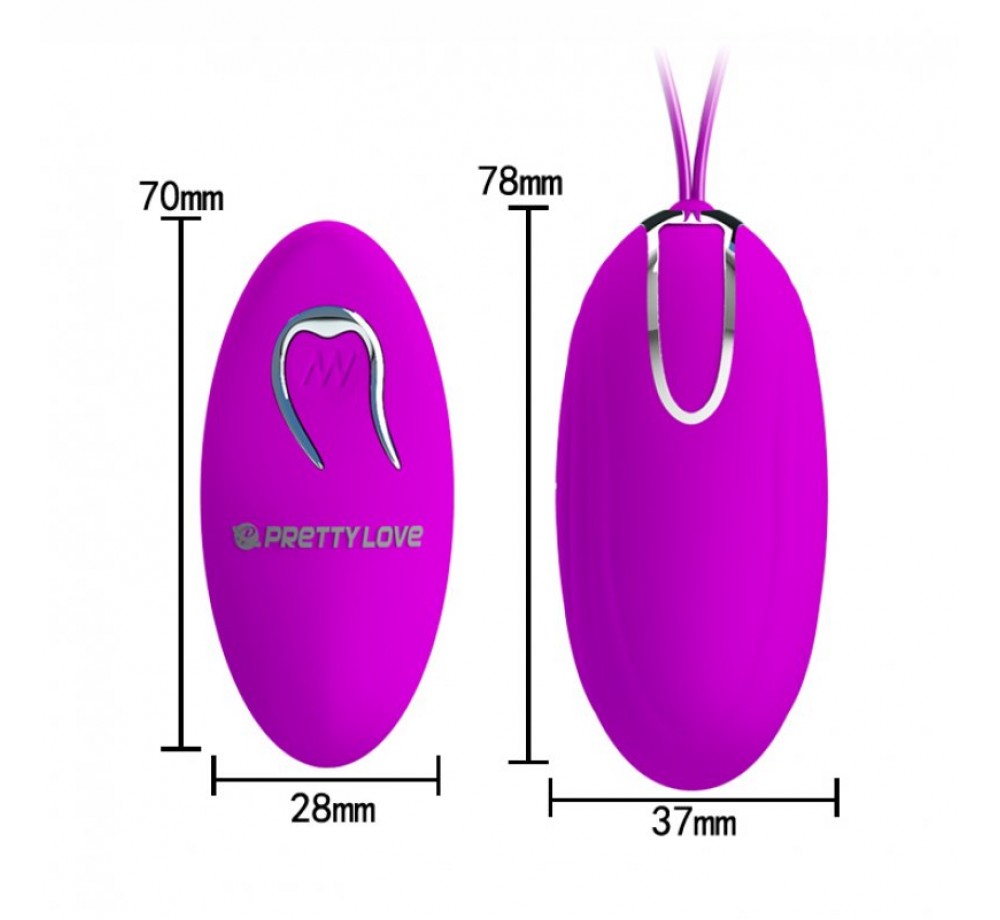 Виброяйцо Pretty Love Jacqueline на пульте ДУ Виброяйцо Pretty Love Jacqueline на пульте ДУ