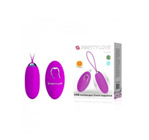 Виброяйцо Jenny на пульте ДУ и USB зарядкой 