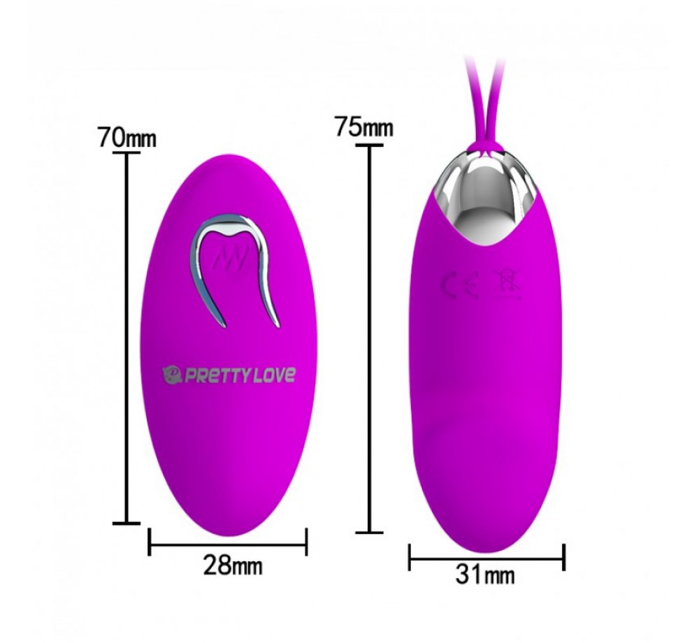 Виброяйцо ребристое с пультом дистанционного управления Julia Виброяйцо ребристое с пультом дистанционного управления Julia