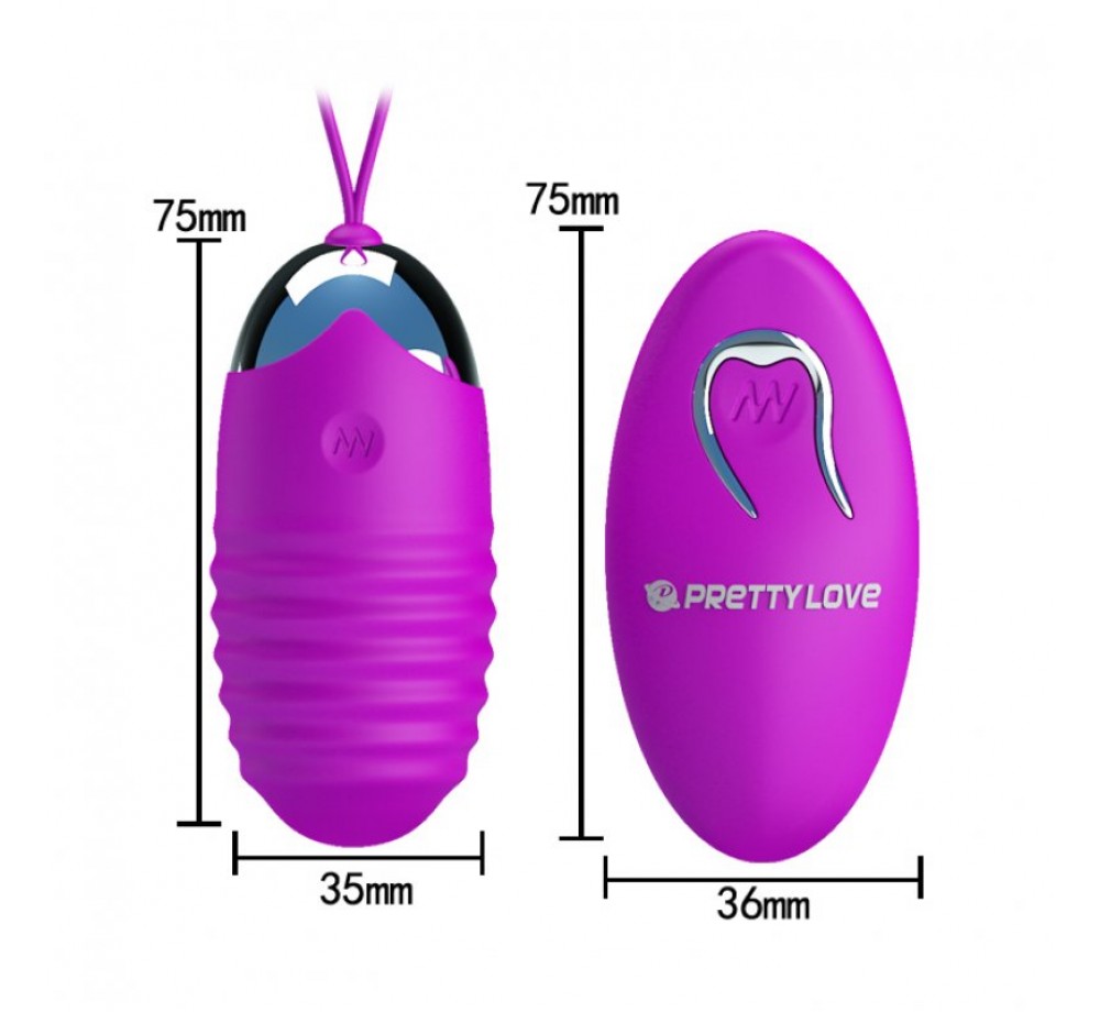 Виброяйцо ребристое с пультом дистанционного управления Jessica Виброяйцо ребристое с пультом дистанционного управления Jessica