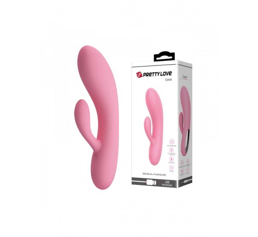 Вибратор перезаряжаемый Carоl,цвет нежно-розовый Вибратор перезаряжаемый Carоl,цвет нежно-розовый