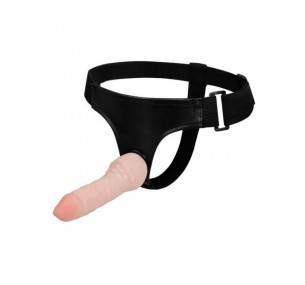 Страпон на трусиках с насадкой из киберкожи Страпон на трусиках с насадкой из киберкожи