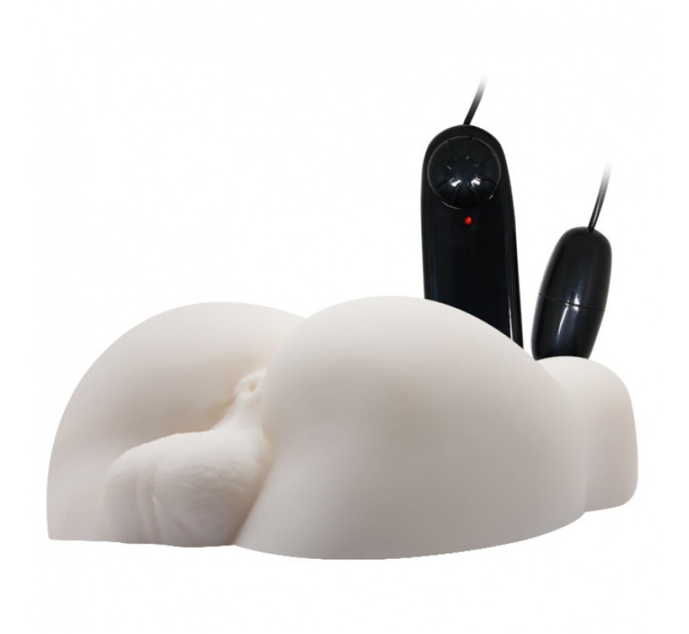 Мастурбатор анус с мошонкой и вибрацией Мастурбатор анус с мошонкой и вибрацией