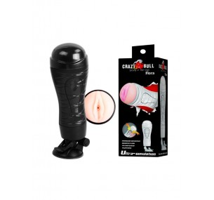 Мастурбатор вагина с присоской Crazy Bull Flora Мастурбатор вагина с присоской Crazy Bull Flora