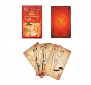 КАРТЫ ПОДАРОЧНЫЕ "КАМАСУТРА" 36 шт., 6х10 см 