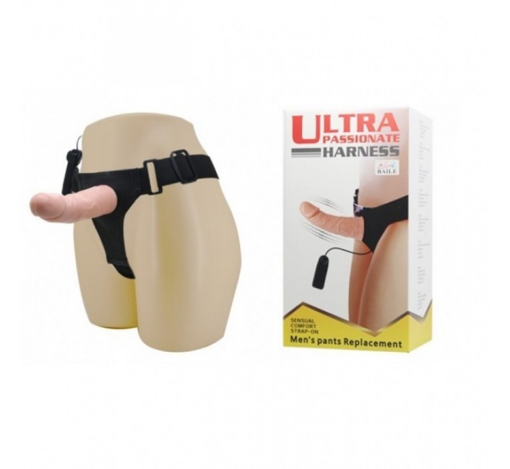 Фаллопротез с вибрацией и фаллосом BW-022039 Фаллопротез с вибрацией и фаллосом BW-022039