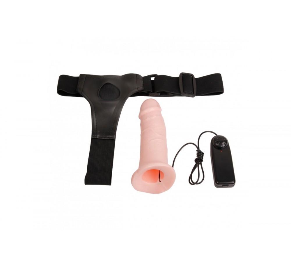 Фаллопротез с вибрацией и фаллосом BW-022039 Фаллопротез с вибрацией и фаллосом BW-022039