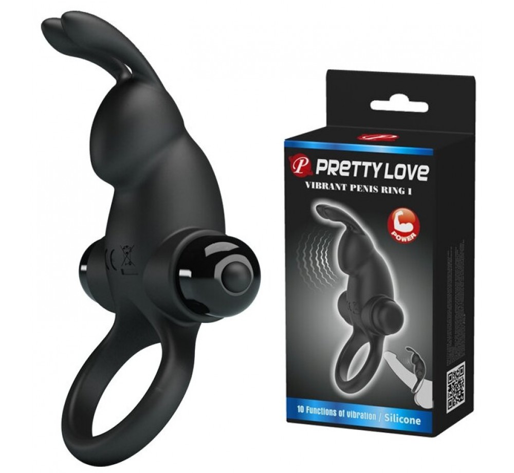 Кольцо Vibrant Penis Ring I (BI-210204 ), черный Кольцо Vibrant Penis Ring I (BI-210204 ), черный
