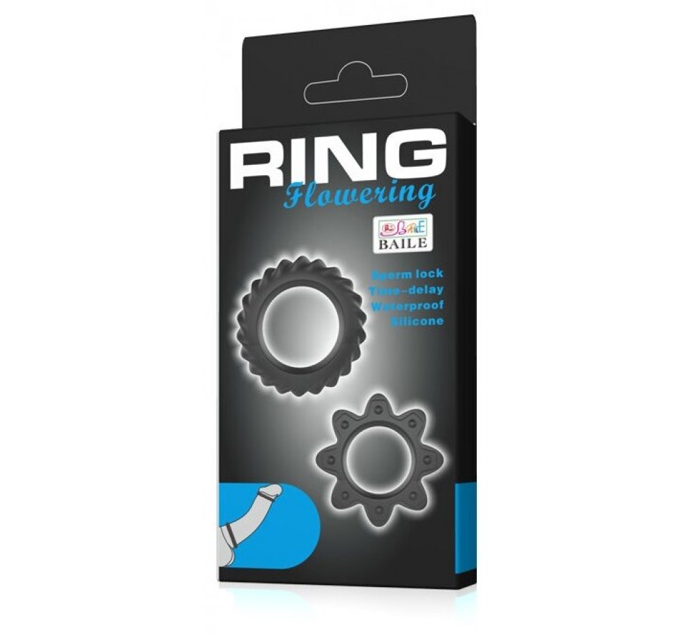 Baile Ring Flowering набор из 2 эрекционных колец Baile Ring Flowering набор из 2 эрекционных колец