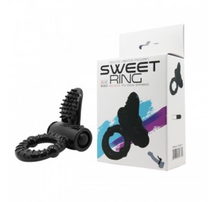 Эрекционное черное кольцо Baile с вибрацией BI-014081-1 Эрекционное черное кольцо Baile с вибрацией BI-014081-1