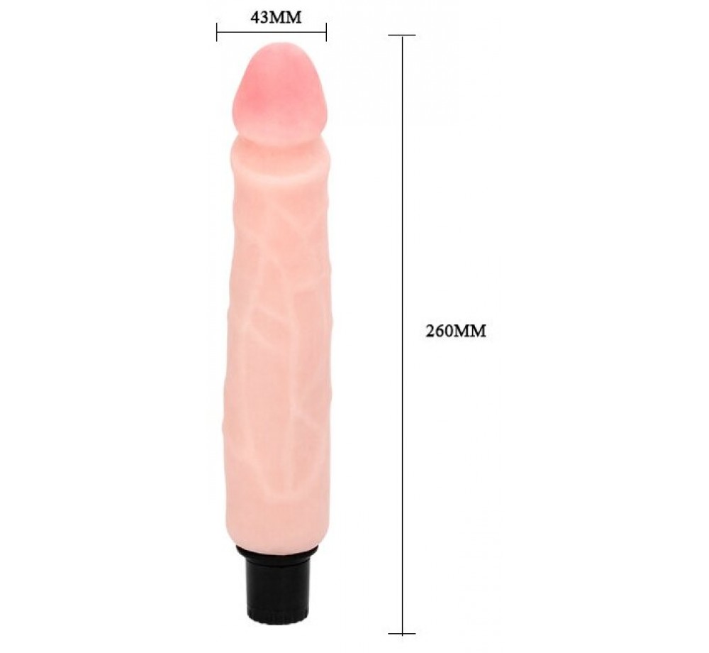 Вибратор-реалистик из TPR 26 см (BW-027006) Вибратор-реалистик из TPR 26 см (BW-027006)
