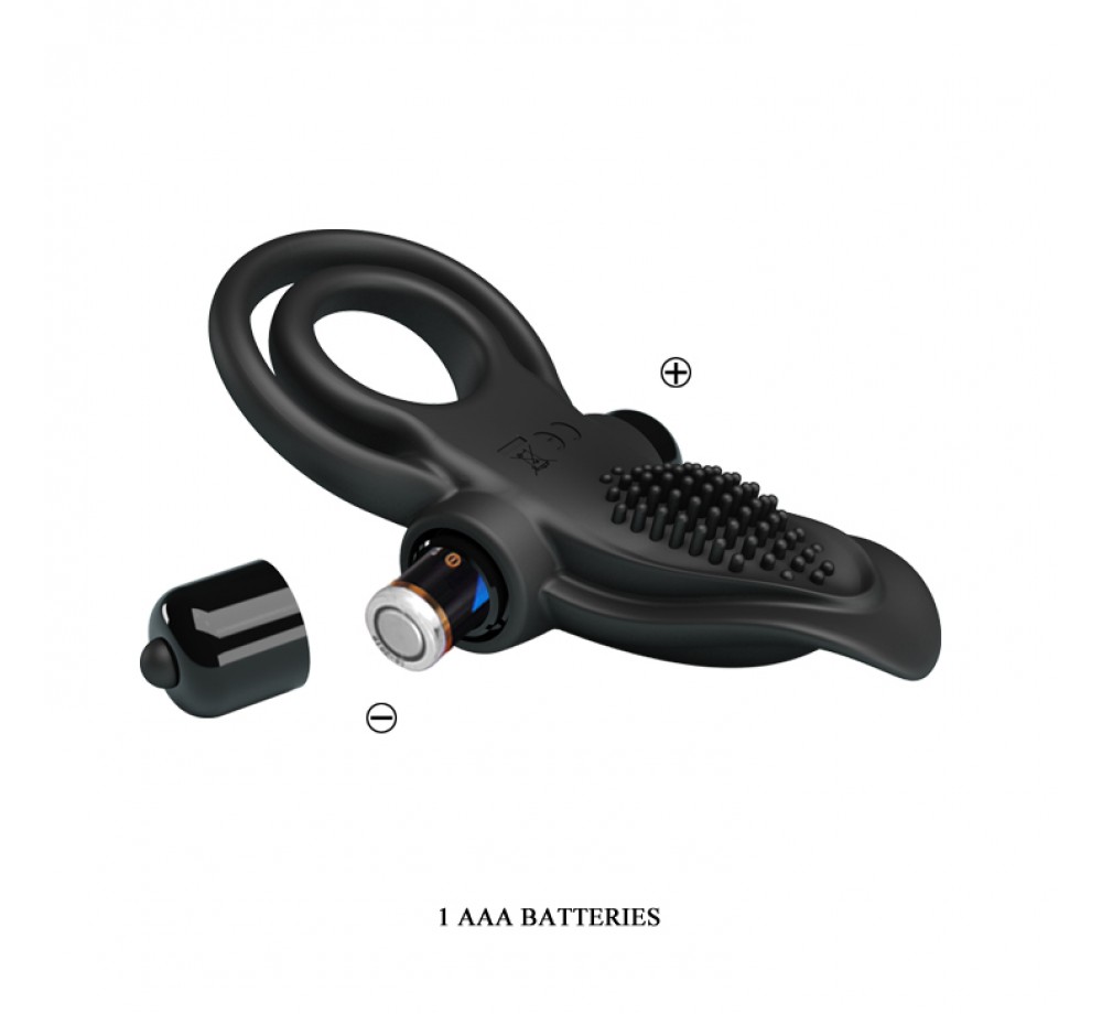 Эрекционное виброкольцо с двойным подхватом PrettyLove Vibrant Penis Ring Эрекционное виброкольцо с двойным подхватом PrettyLove Vibrant Penis Ring