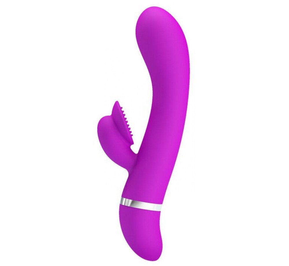 Вибратор силиконовый Pretty Love Bert с клиторальным отростком 18.8 см, BI-014346 Вибратор силиконовый Pretty Love Bert с клиторальным отростком 18.8 см, BI-014346