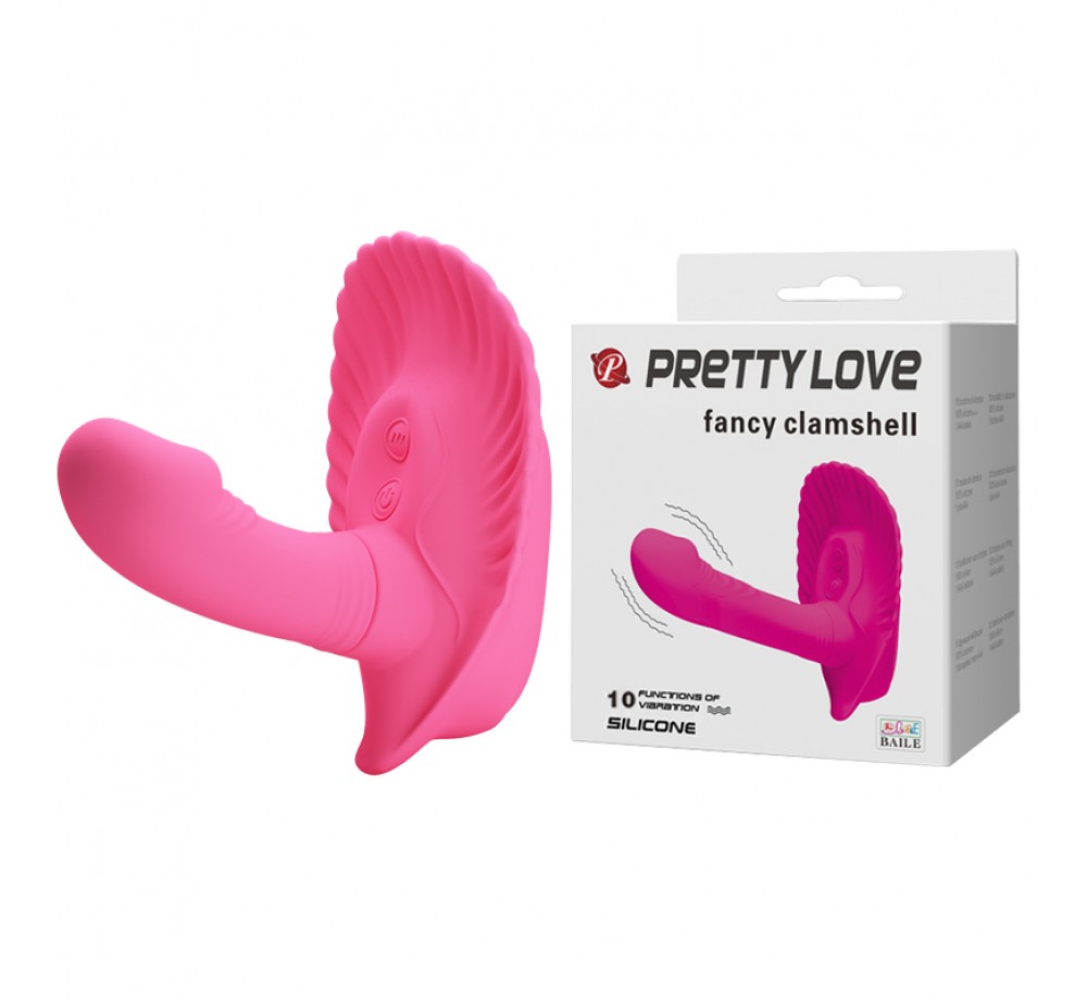 Беспроводной вибростимулятор Pretty Love Fancy Clamshell Беспроводной вибростимулятор Pretty Love Fancy Clamshell