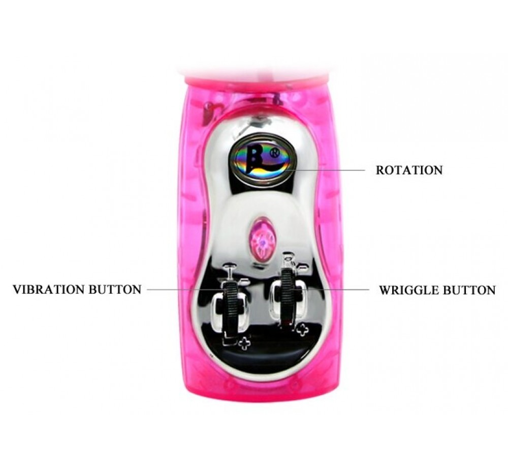 Вибратор-ротатор из TPR Travel Partner 29.5 см (BW-020521R) Вибратор-ротатор из TPR Travel Partner 29.5 см (BW-020521R)