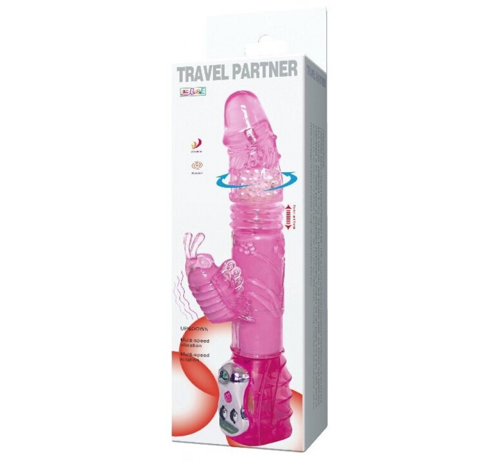 Вибратор-ротатор из TPR Travel Partner 29.5 см (BW-020521R) Вибратор-ротатор из TPR Travel Partner 29.5 см (BW-020521R)
