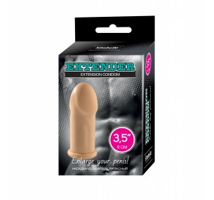 НАСАДКА-УДЛИНИТЕЛЬ ЛАТЕКСНЫЙ "СИТАБЕЛЛА" L 3,5" (9 см) телесная НАСАДКА-УДЛИНИТЕЛЬ ЛАТЕКСНЫЙ "СИТАБЕЛЛА" L 3,5" (9 см) телесная