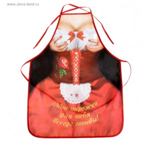 Фартук текстиль "Мои пирожки", размер 50 см х 70 см.  