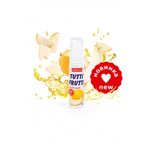 Съедобная гель-смазка TUTTI-FRUTTI для орального секса со вкусом сочная дыня 30г, 30013 