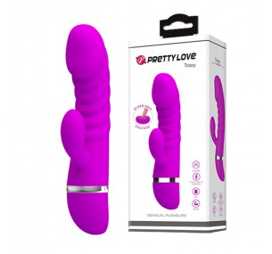 Вибратор силиконовый Tracy Pretty love,длина 18,8 см 