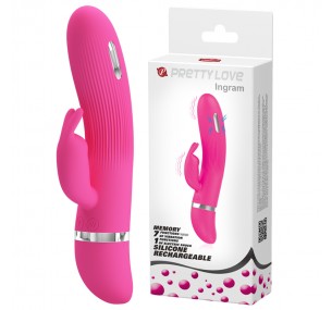 Вибростимулятор Ingram с функцией электрошока и клиторальной стимуляцией, BI-014663 Вибростимулятор Ingram с функцией электрошока и клиторальной стимуляцией, BI-014663