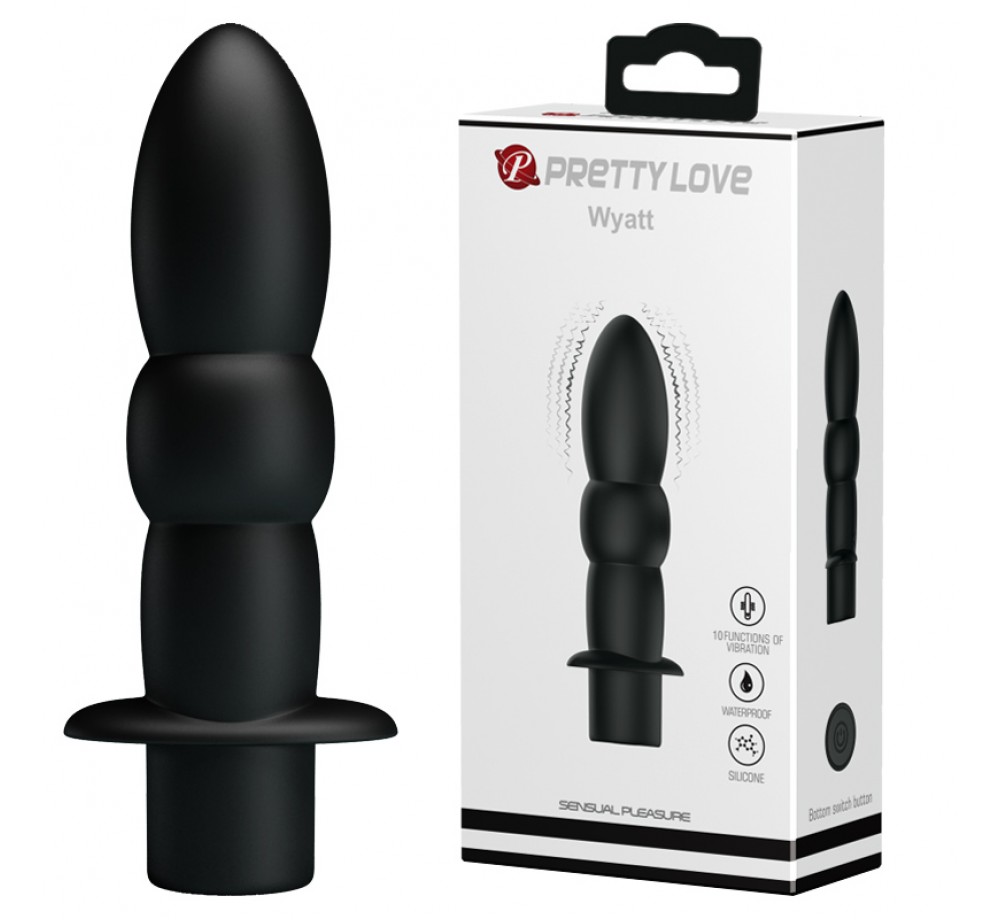 Вибромассажёр WYATT 10 режимов вибрации, L 115 мм D 27 мм,мед.силикон,цвет черный,1 батарейка АА. Вибромассажёр WYATT 10 режимов вибрации, L 115 мм D 27 мм,мед.силикон,цвет черный,1 батарейка АА.