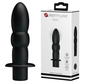 Вибромассажёр WYATT 10 режимов вибрации, L 115 мм D 27 мм,мед.силикон,цвет черный,1 батарейка АА. Вибромассажёр WYATT 10 режимов вибрации, L 115 мм D 27 мм,мед.силикон,цвет черный,1 батарейка АА.