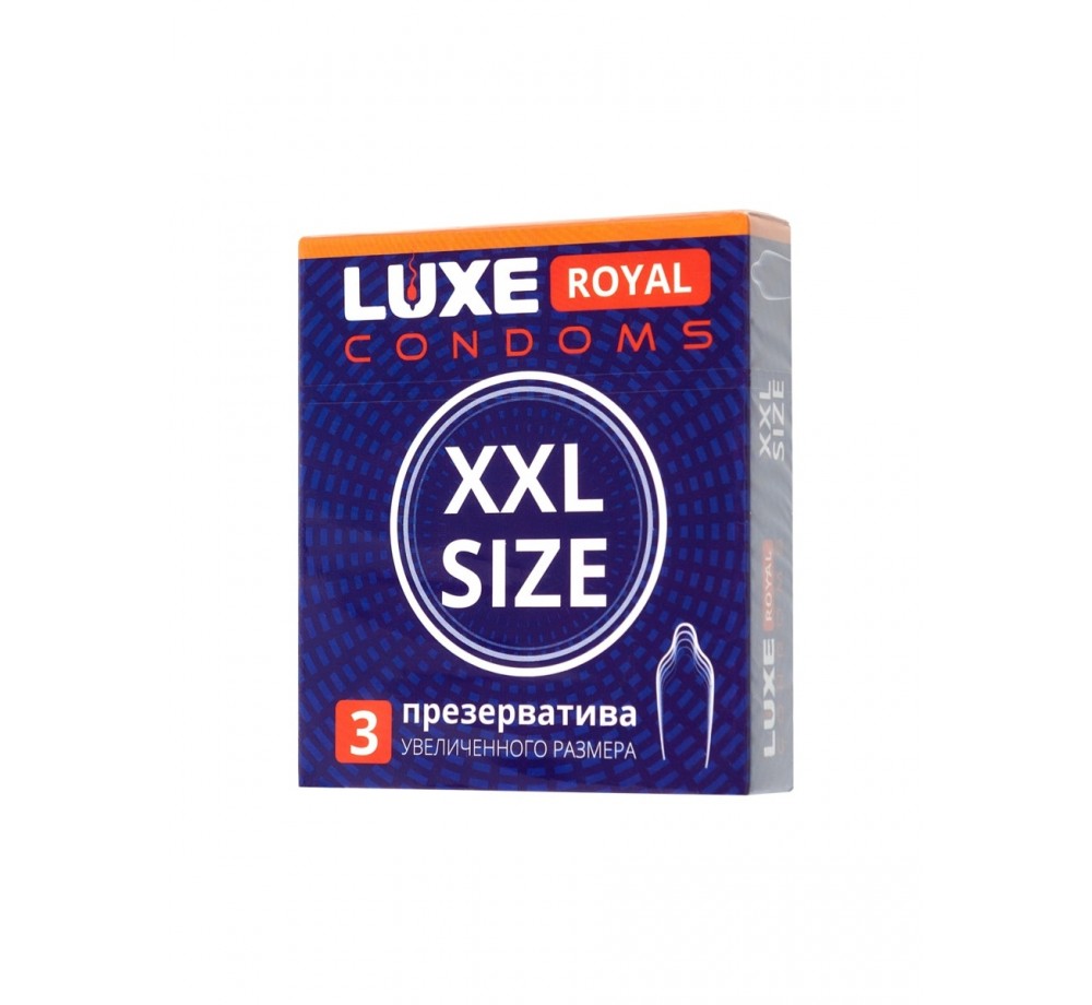 Презервативы LUXE ROYAL XXL Size, 3 шт. Презервативы LUXE ROYAL XXL Size, 3 шт.