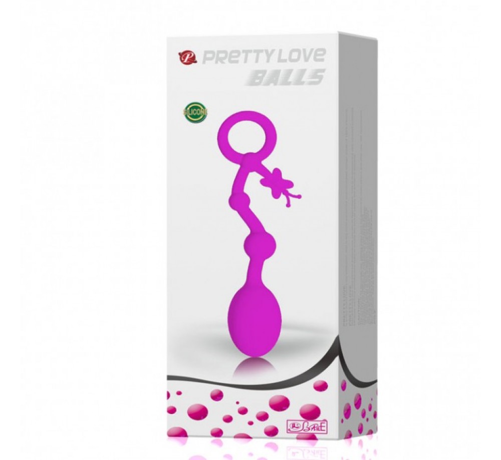 Анальные бусы Pretty Love "BALLS",общая длина 15 см. Анальные бусы Pretty Love "BALLS",общая длина 15 см.